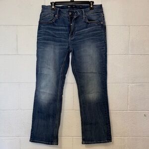 BKE Men’s Carter Denim Jeans - Light Blue Wash